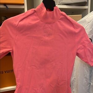 Wang Pink Turtleneck Sweater